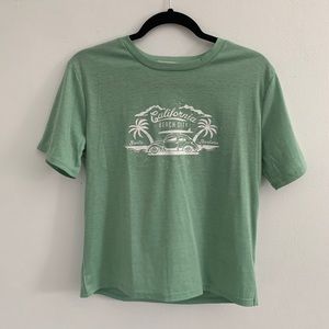 green california beach city t shirt